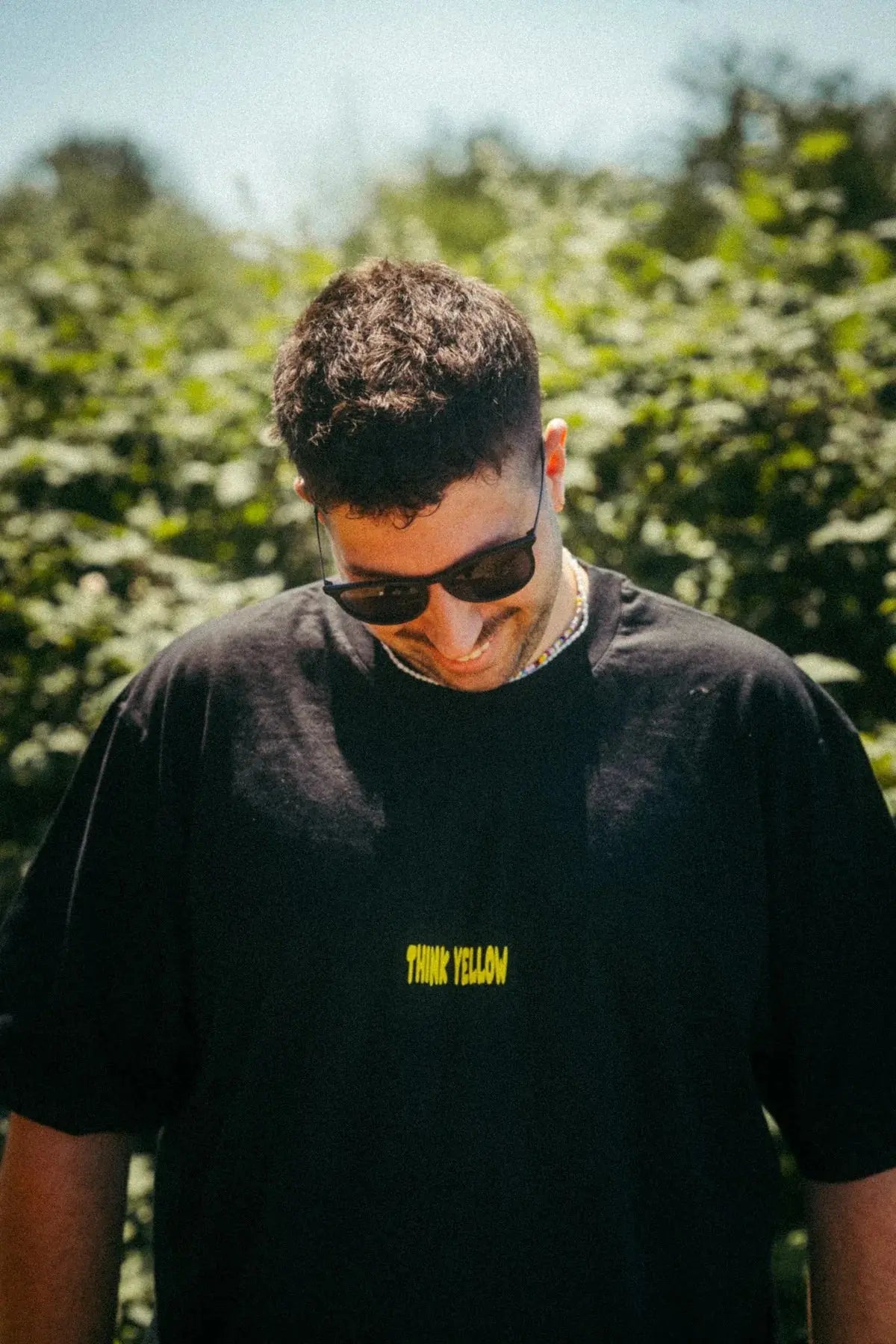 Think Yellow Oversized Tee